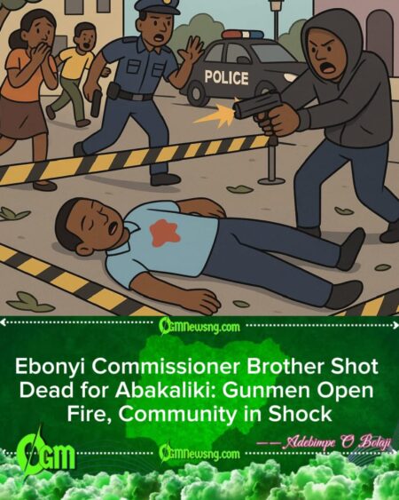 Ebonyi Commissioner Brother Shot Dead for Abakaliki: Gunmen Attack Sparks Panic, Police Begin Investigation