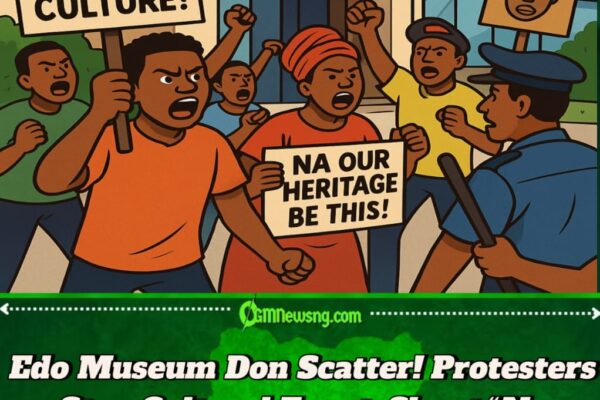 Edo Museum Wahala! Protesters Scatter Preview Event, Shout “Respect Our Culture!