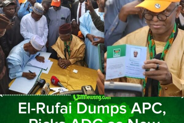 El-Rufai Joins ADC After Accusing APC of Abandoning Founding Ideals