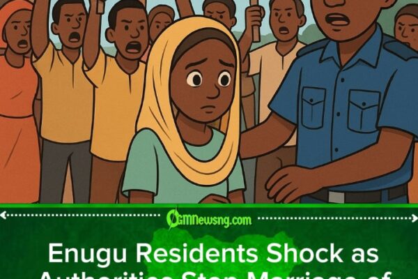 Enugu Residents Shocked as Govment Stop Marriage of 13-Year-Old, Arrest Families