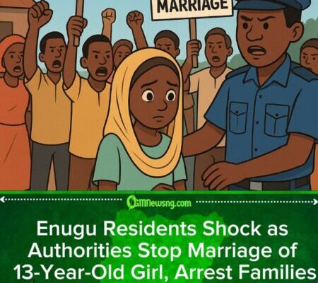 Enugu Residents Shocked as Govment Stop Marriage of 13-Year-Old, Arrest Families