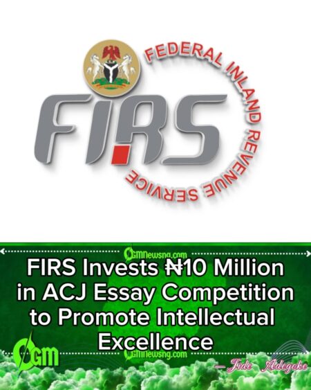 FIRS Backs ACJ Essay Contest with ₦10 Million Prize Pool