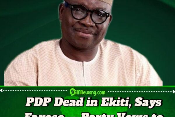 Ekiti 2026: Fayose Declares PDP Moribund, Endorses Oyebanji for Re-Election