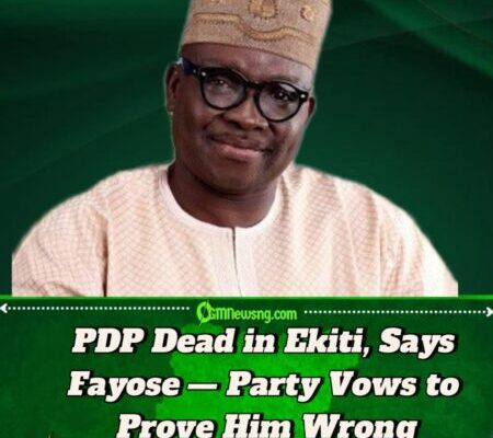 Ekiti 2026: Fayose Declares PDP Moribund, Endorses Oyebanji for Re-Election