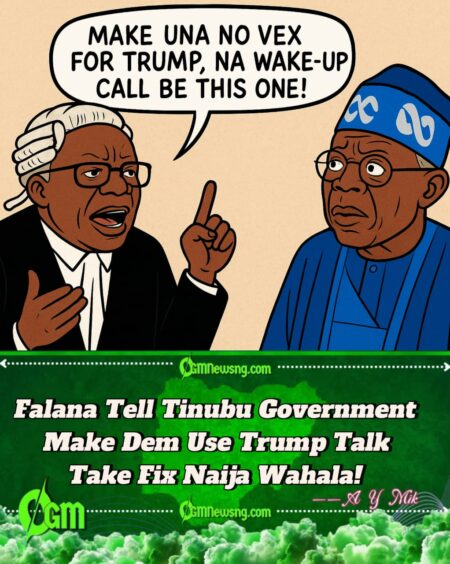 Femi Falana Tell Tinubu Government: Make Una No Vex for Trump, Na Wake-Up Call Be This One!