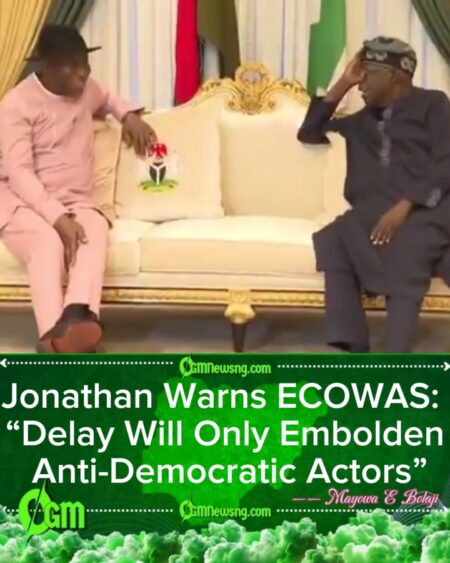 Former President Goodluck Jonathan Tells Tinubu: “No Excuse—Free the Opposition Leader Immediately!”