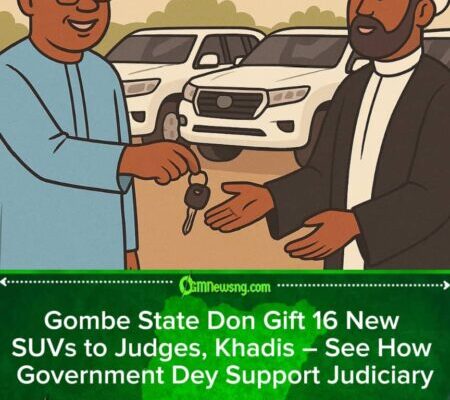Gombe State Goverment Give 16 Brand-New SUVs to High Court Judges and Shari’a Khadis – Judicial Autonomy Boosted