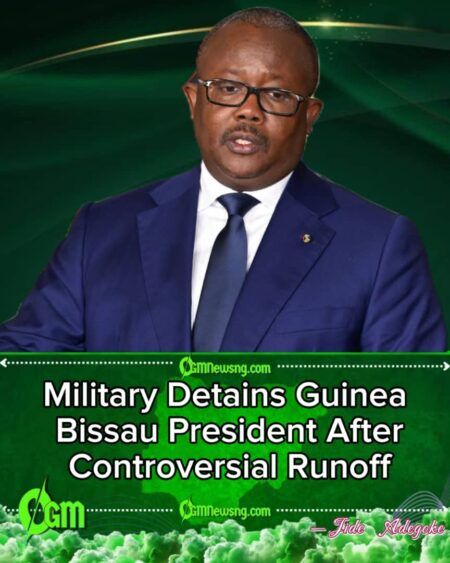 Guinea Bissau President Detained Amid Post-Election Crisis