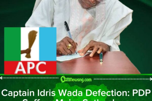Captain Idris Wada Dumps PDP for APC in Stunning Political Shift