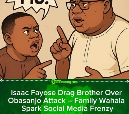 Isaac Fayose Drag Brother: ‘You Be Pig for Attack Obasanjo’ – Family Gbege Sparks Social Media Reactions