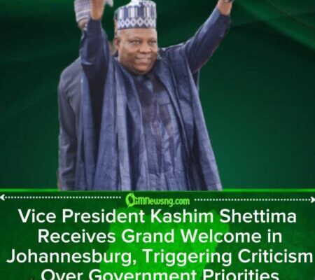 Vice President Kashim Shettima Lands in South Africa as Critics Question Nigeria’s Influence at G20