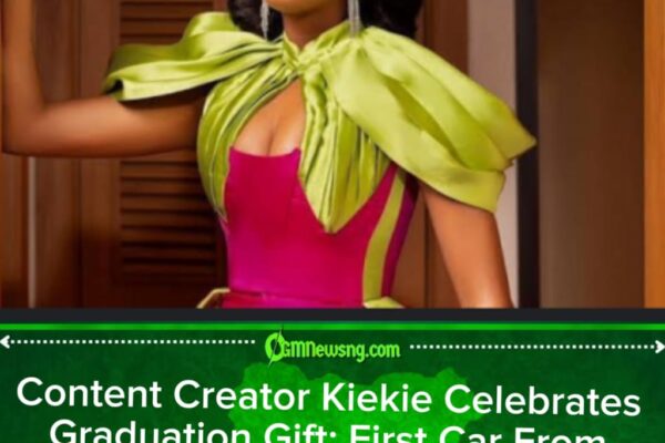 Kiekie Receives First Car From Parents After Graduating With 2:1 — Content Creator Shares Joyful Moment