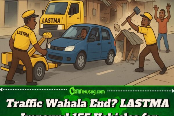 LASTMA Don Vex! Impound 155 Motors for Lagos as Dem Clamp Down on Illegal Garages and Shanties