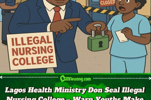 Lagos State Goverment Don Scatter Another Fake Nurse Factory – Say Anybody Wey No Get License No Fit Wear Scrub Again