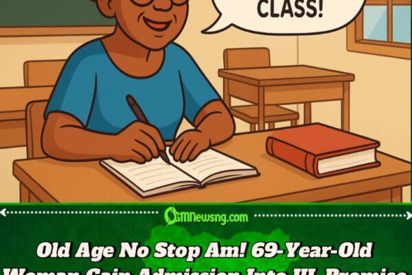 One 69-Year-Old Mama Kate Don Shock Nigerians as She Gain Admission to UI, Vow Say She Go Graduate With First Class Degree