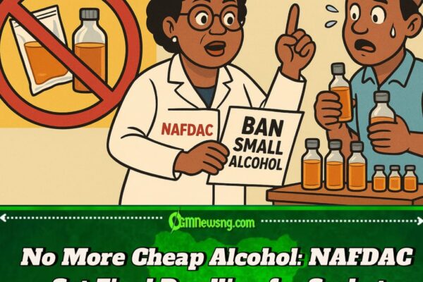 NAFDAC Say “No Be Play Play” — Small Alcohol Sachet and Mini Bottle Don Face Final Ban from January 2026