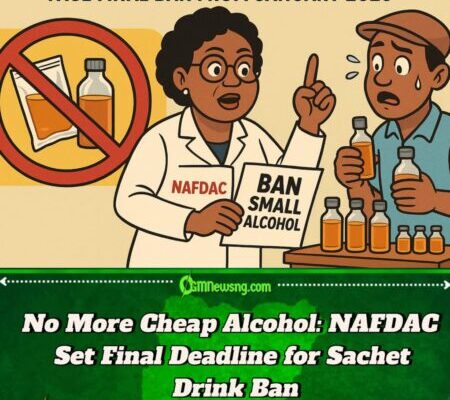 NAFDAC Say “No Be Play Play” — Small Alcohol Sachet and Mini Bottle Don Face Final Ban from January 2026