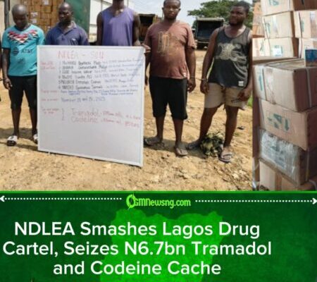 NDLEA Arrests Alleged Drug Baron, Five Others as Operatives Uncover N6.7bn Illicit Drug Warehouse in Lagos