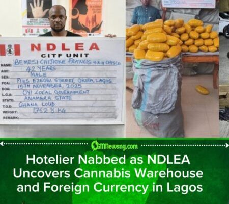 Wanted Drug Baron Arrested as NDLEA Uncovers Massive Drug Shipments and Foreign Currency in Lagos Hideout