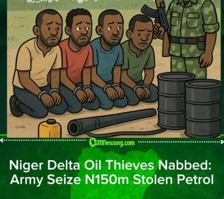 Nigerian Army Nab Oil Thieves for Niger Delta, Recover N150m Stolen Petrol