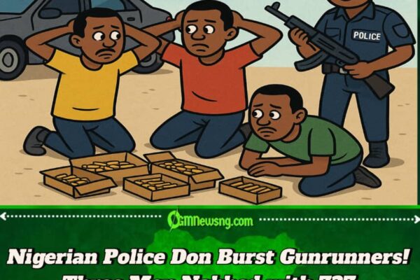 Nigerian Police Don Burst Gunrunners! Three Men Nabbed with 737 Rounds of Bullet for Kebbi
