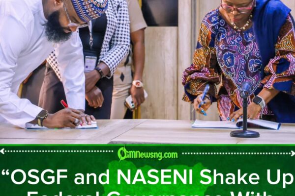 FEC Digitalization: OSGF Signs MoU With NASENI to Modernize