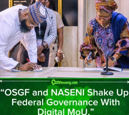 FEC Digitalization: OSGF Signs MoU With NASENI to Modernize