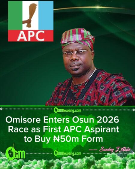 Osun Governorship Battle Begins as Omisore Officially Joins APC Contest