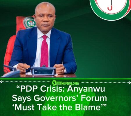 Anyanwu Blames PDP Governors for Deepening Party Crisis