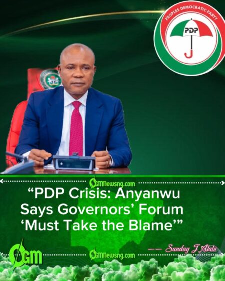 Anyanwu Blames PDP Governors for Deepening Party Crisis