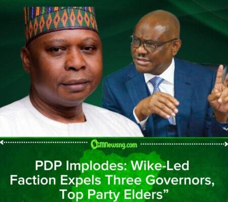 Wike-Led PDP Faction Expels Makinde, Bode George, Others Amid Deepening Party Turmoil