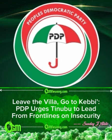 PDP Dismisses Tinubu’s Trip Cancellation as ‘Tokenism’ Amid Kebbi Schoolgirls’ Abduction