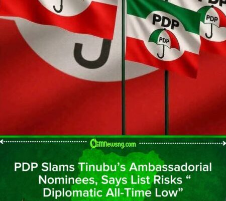 PDP Rejects Ambassadorial List, Warns of Flawed Elections “Reward System” in 2027