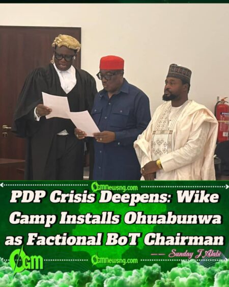 Ohuabunwa Emerges PDP Factional BoT Chairman as Wike-Led Camp Dissolves Wabara’s Leadership