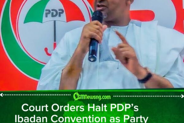 Fresh Crisis Rocks PDP as Courts Halt Ibadan Convention Amid Leadership Defiance