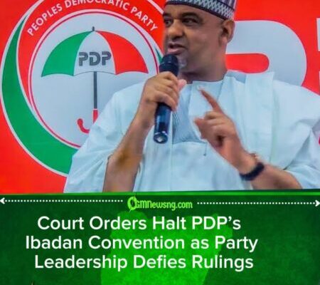 Fresh Crisis Rocks PDP as Courts Halt Ibadan Convention Amid Leadership Defiance