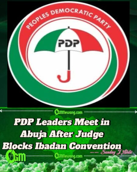 Court Halts PDP Convention as Party Summons Emergency Meeting