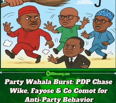 PDP Don Finally Swing Big Broom — Heavyweights Collect Expulsion Letter
