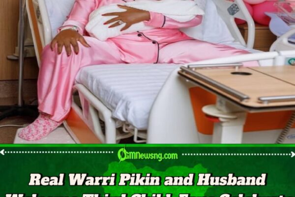 Real Warri Pikin and Husband Welcome Their Third Child, Fans Flood Them with Congratulations