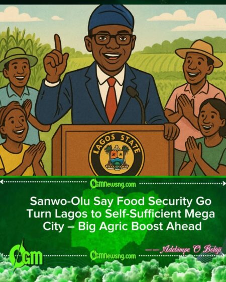 Sanwo-Olu Declare Food Security as Key Part of Lagos Transformation Plan – Gbas Gbos for Better Life