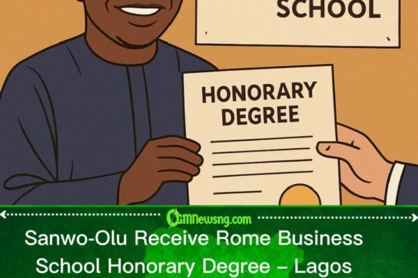 Sanwo-Olu Shine for Rome: Receive Honorary Degree from Rome Business School for Lagos Economic Growth