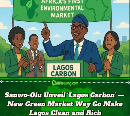 Sanwo-Olu Don Launch ‘Lagos Carbon’ — Africa’s First Environmental Market Wey Go Turn Waste to Wealth