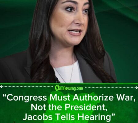 US Rep Sara Jacobs Says Congress Has Not Authorized Use of Force in Nigeria, Calls Trump’s Threat “Reckless”
