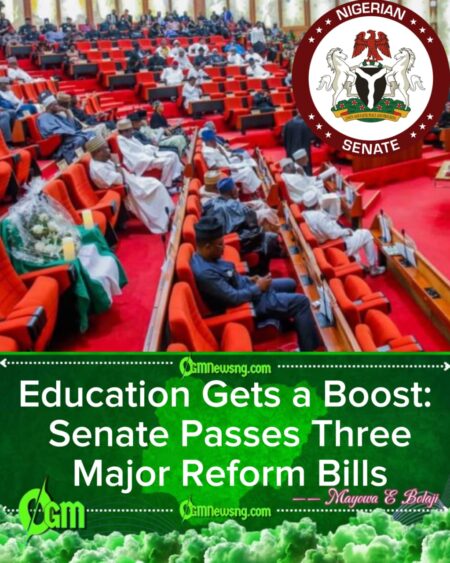 Nigerian Senate Passes Education Reform Bills — NCEE, BECE, SSCE Now Mandatory for All Children