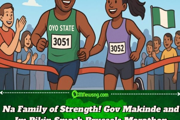 Governor Seyi Makinde Show Fitness Levels as He Run Half Marathon with Im Daughter for Belgium