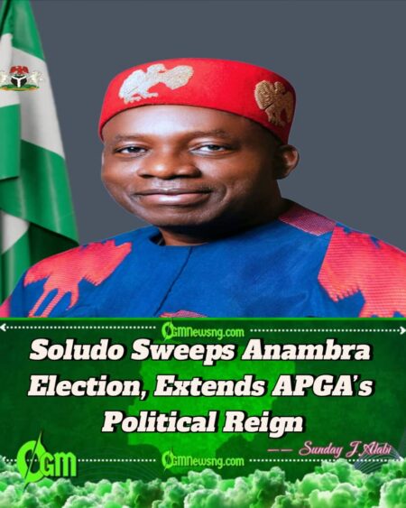 Breaking: APGA’s Chukwuma Soludo Clinches Anambra Governorship with Landslide Victory