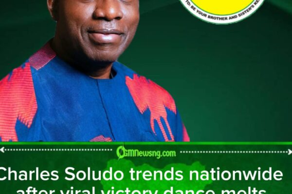 Charles Soludo shocks crowd with energetic victory dance during acceptance speech