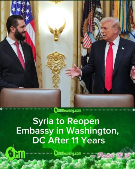 Syria to Reopen Embassy in Washington, DC After 11 Years