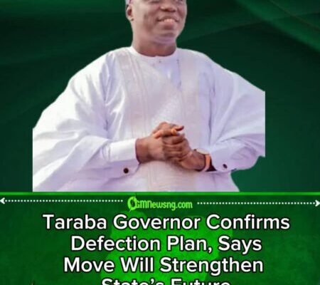 Taraba State Government Confirms Defection Plan, Says Move Will Strengthen State’s Future