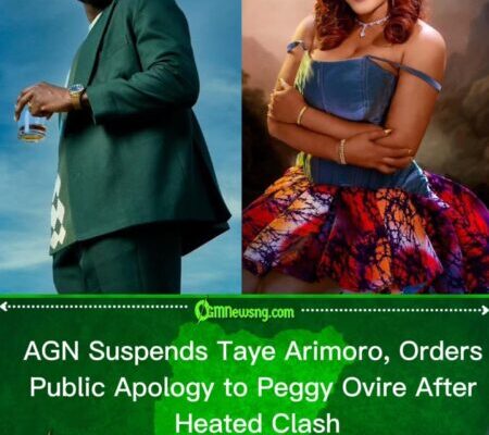 AGN Suspends Taye Arimoro, Orders Public Apology to Peggy Ovire After Heated Nollywood Clash